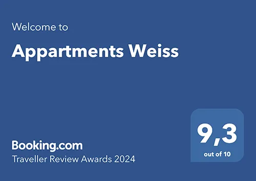 appartements weiss booking award